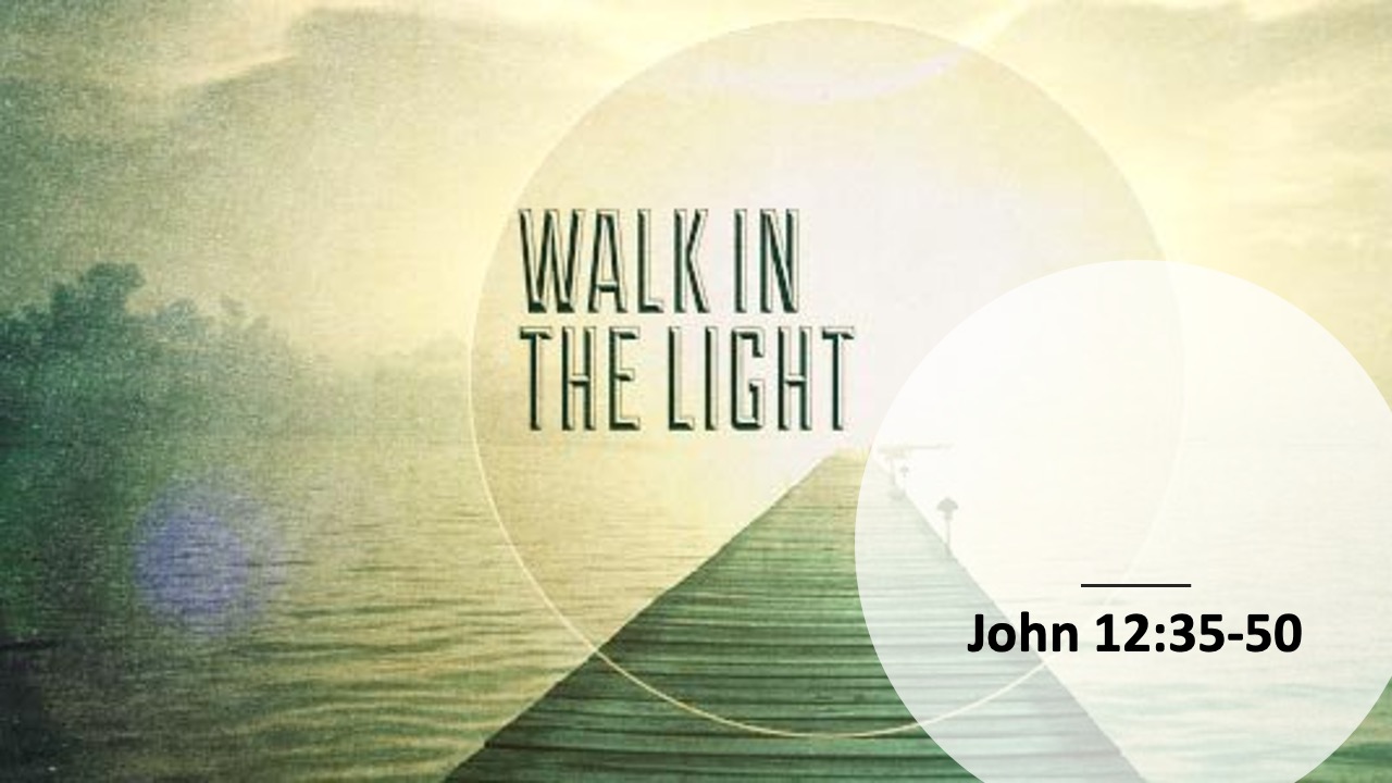 Gospel of John- Walk in the Light